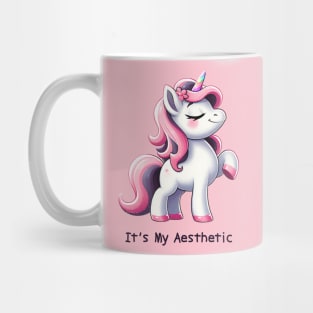 It's My Aesthetic Unicorn Mug